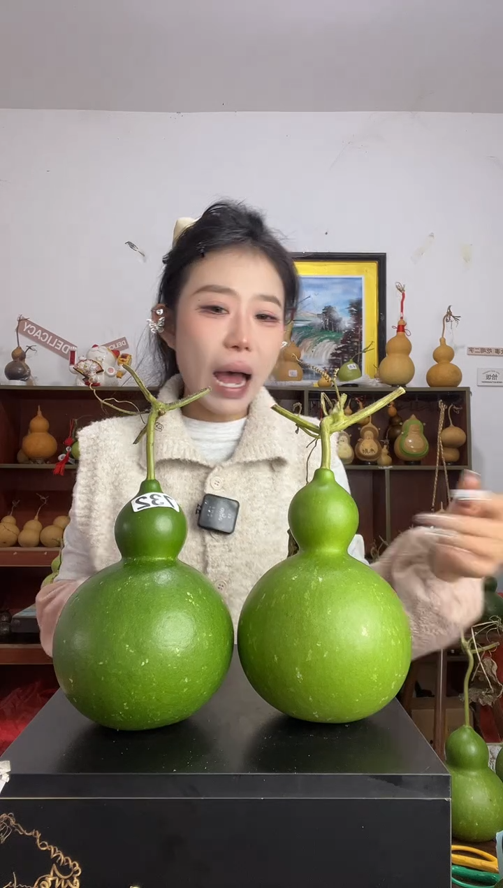 2****星732天然葫芦摆件 一物一拍龙头不保售后两个