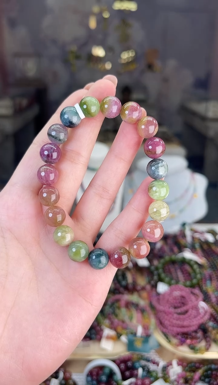 【闪购商品】碧玺/未镶嵌10mm+碧玺单圈多样性发货