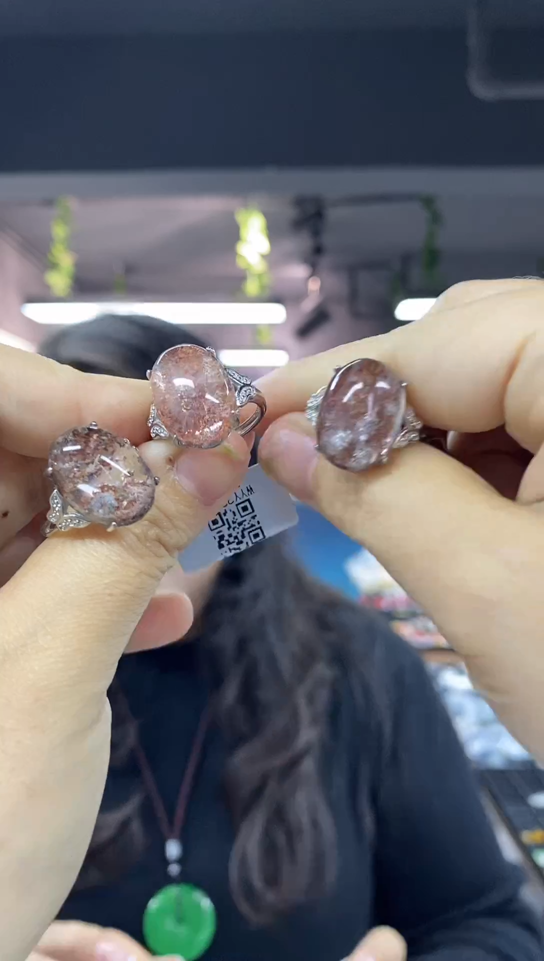 未镶嵌戒指水晶多样性发其一颜色微差