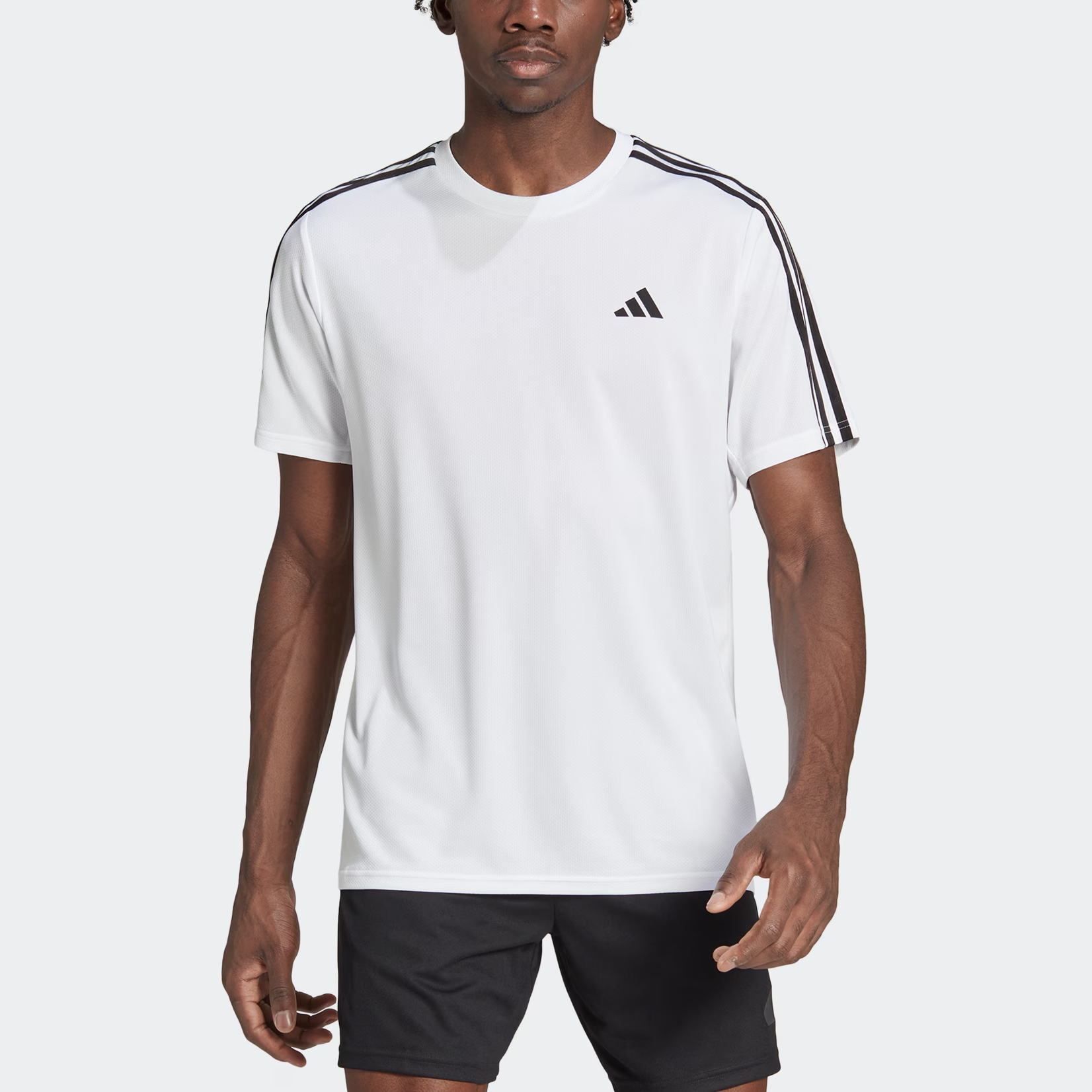 adidas/阿迪达斯男子TR-ES BASE 3S T速干健身短袖圆领T恤IB8151