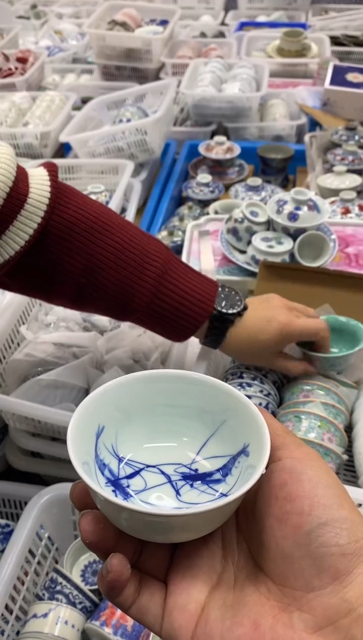 陶瓷景德陶瓷茶具容量约100