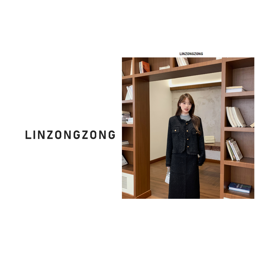 2025秋冬简约通勤法式洋气时尚时尚套装连衣裙小香风轻奢083