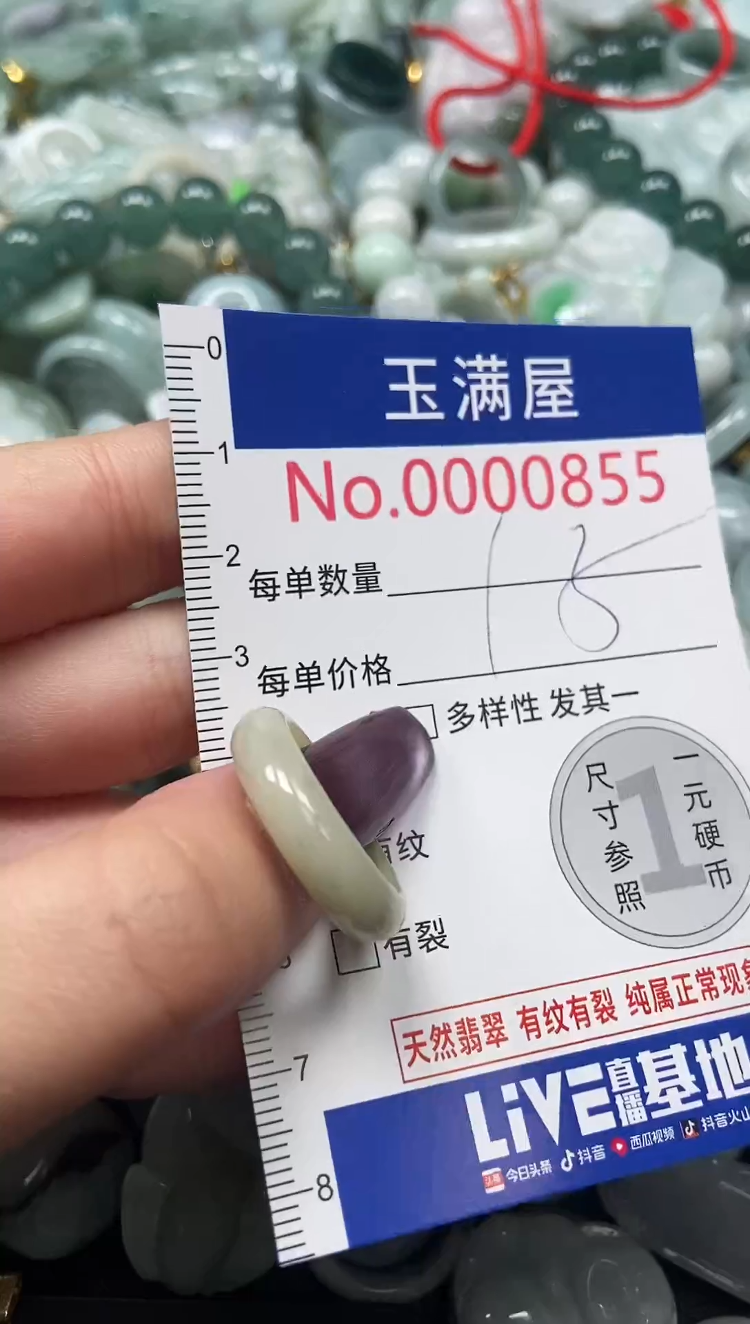 颈饰未镶嵌翡翠855