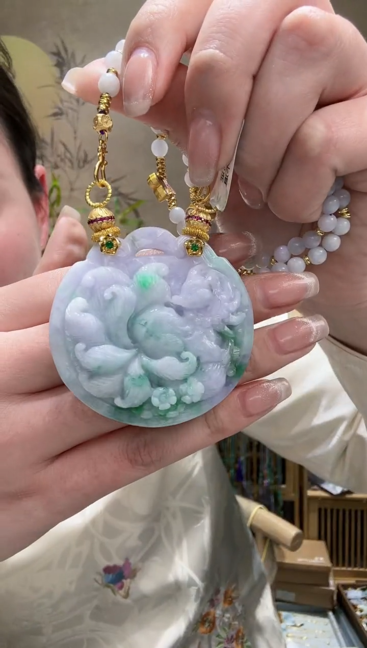 【闪购商品】翡翠颈饰未镶嵌吊坠