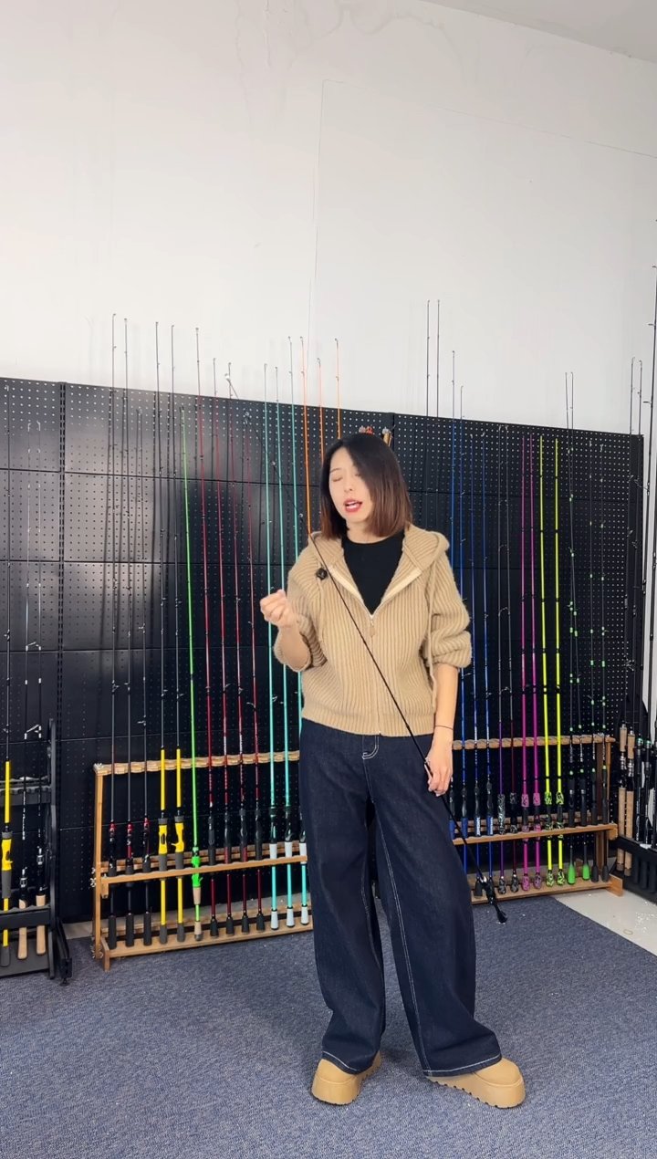 2.1m碳素A卡绿2.1米枪柄（瑕疵尾货竿，没有售后，介意勿拍）