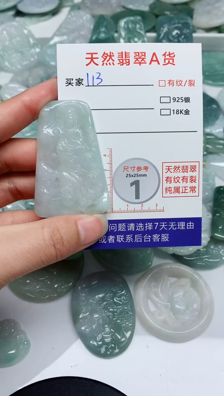 【闪购商品】翡翠颈饰未镶嵌翡翠 颈饰 未镶嵌113