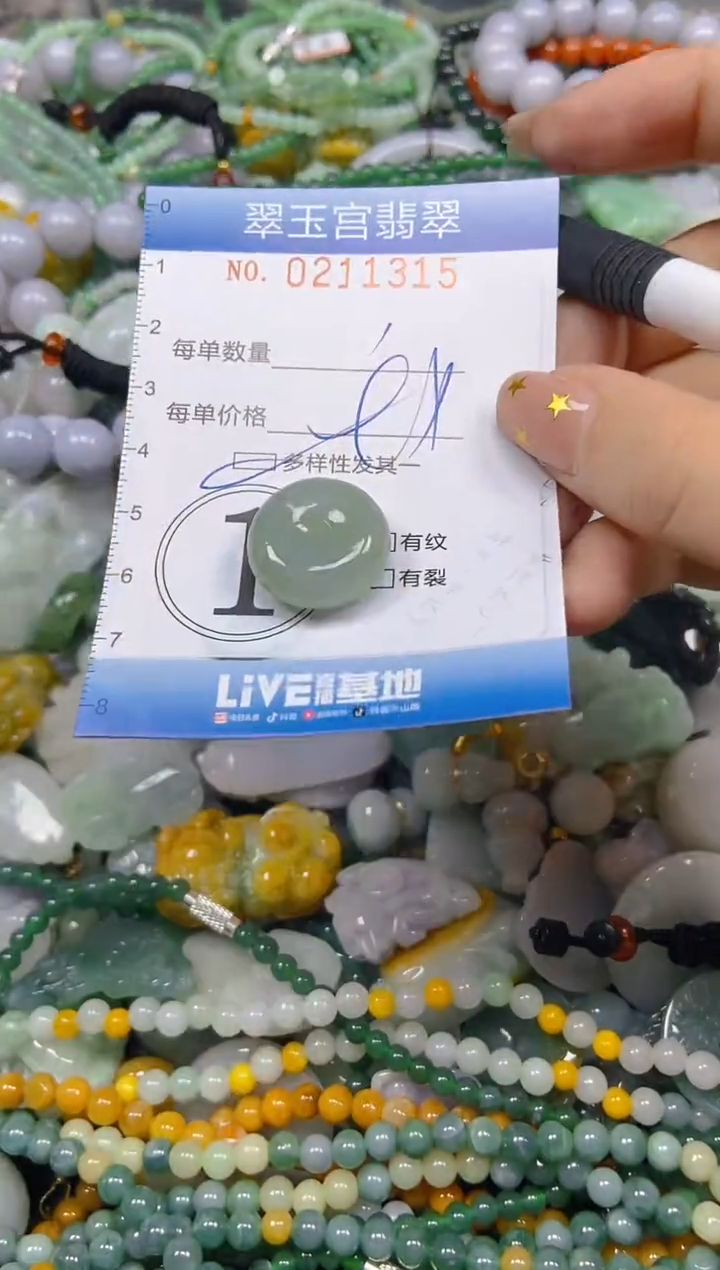 颈饰未镶嵌翡翠闪购C0211315多样性发其一