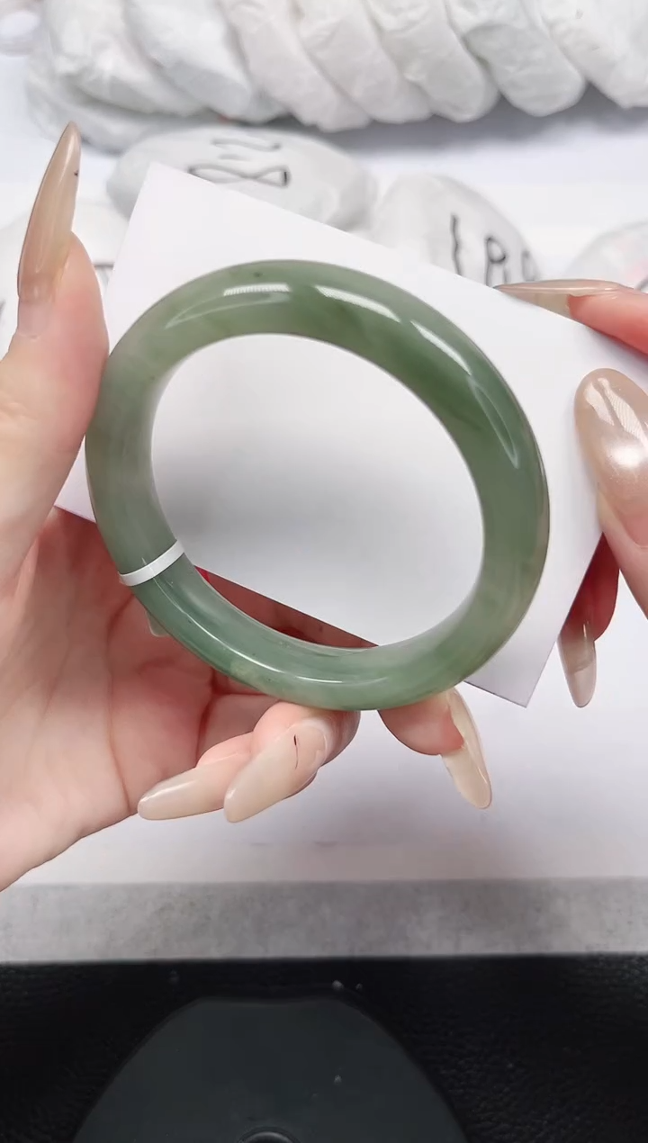 未镶嵌手镯石英岩玉235-54/55