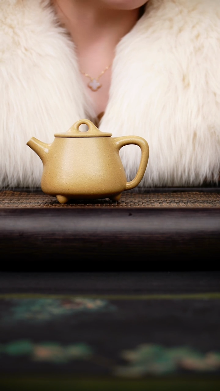 茶壶紫砂梨皮本山绿 高石瓢 