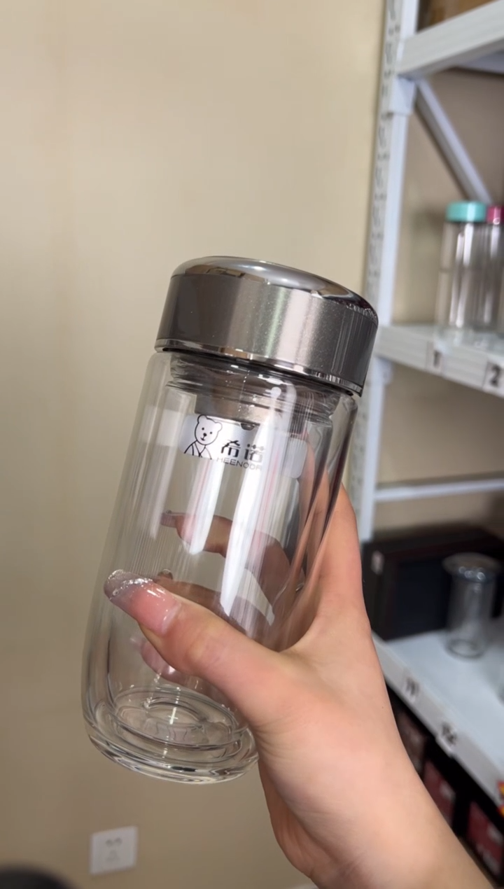 【闪购商品】双层抗菌鹅蛋370ml高档茶杯