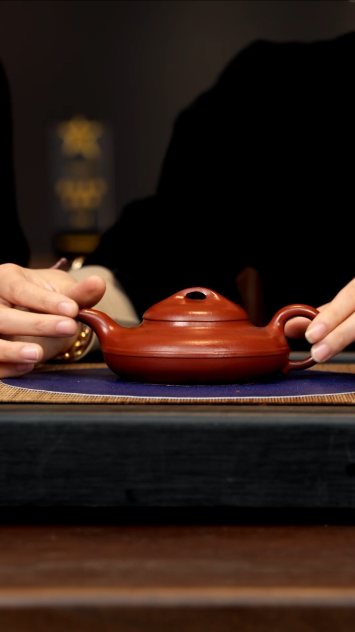 【闪购商品】紫砂茶壶ZXJ 大红泥 线圆 270cc