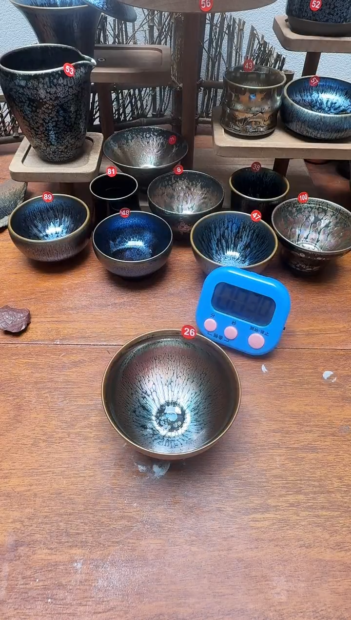 茶盏亚*26号建盏工匠茶器