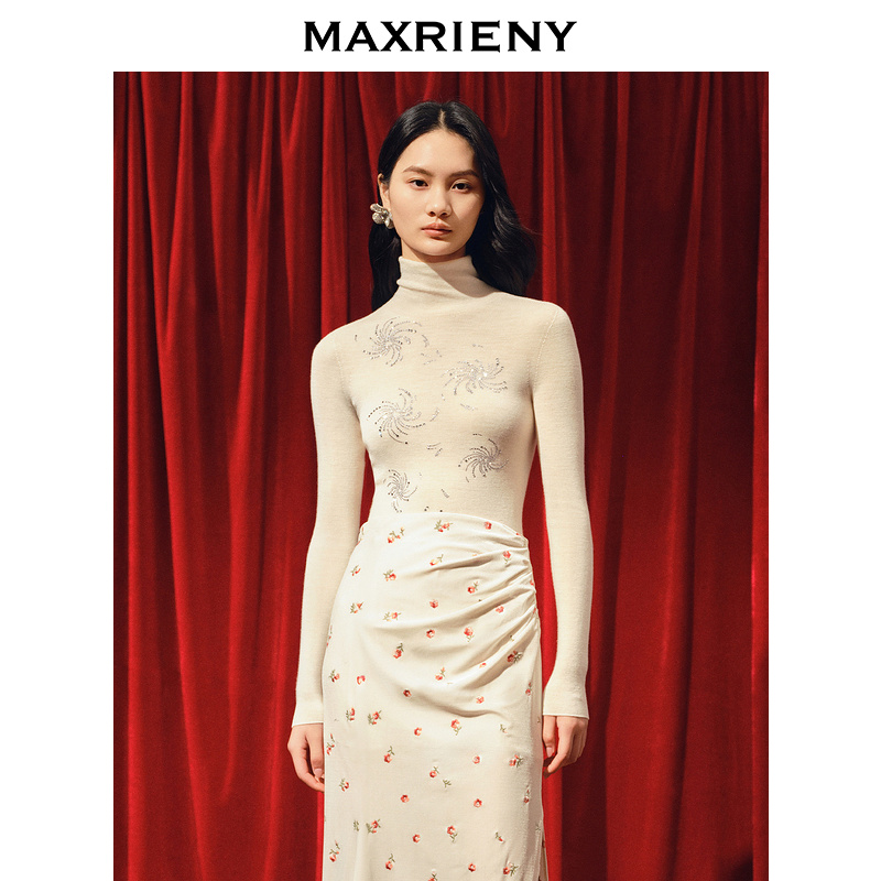 上衣开衫通用链接白色气质优雅针织衫百搭长袖修身秋冬