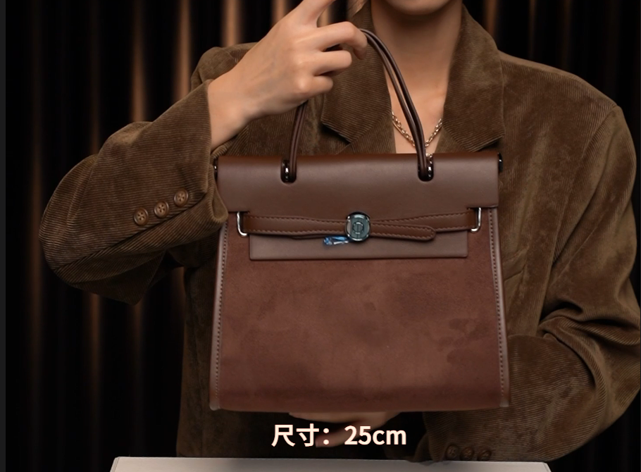 LEATHER BAG STUDIO 原创高定 ”herbage“ 真皮包-H1379