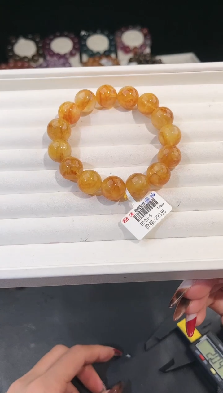 【闪购商品】水晶手链未镶嵌多样性发一黄胶花