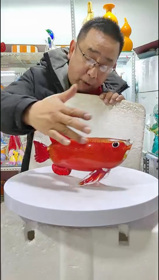 琉璃手工琉璃桌面摆件