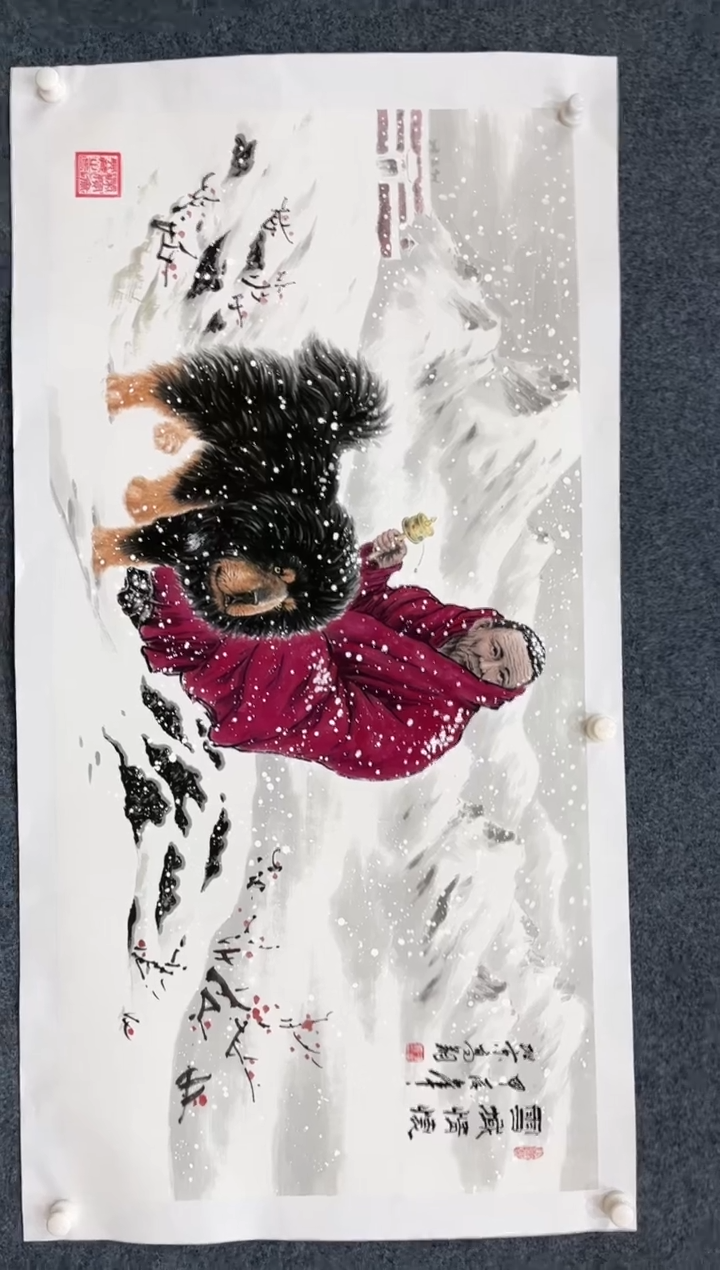 【闪购商品】国画2.17-艺术-冯高翔-四尺人物-39