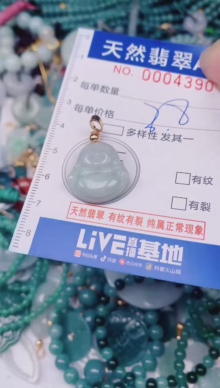 颈饰未镶嵌翡翠00004390