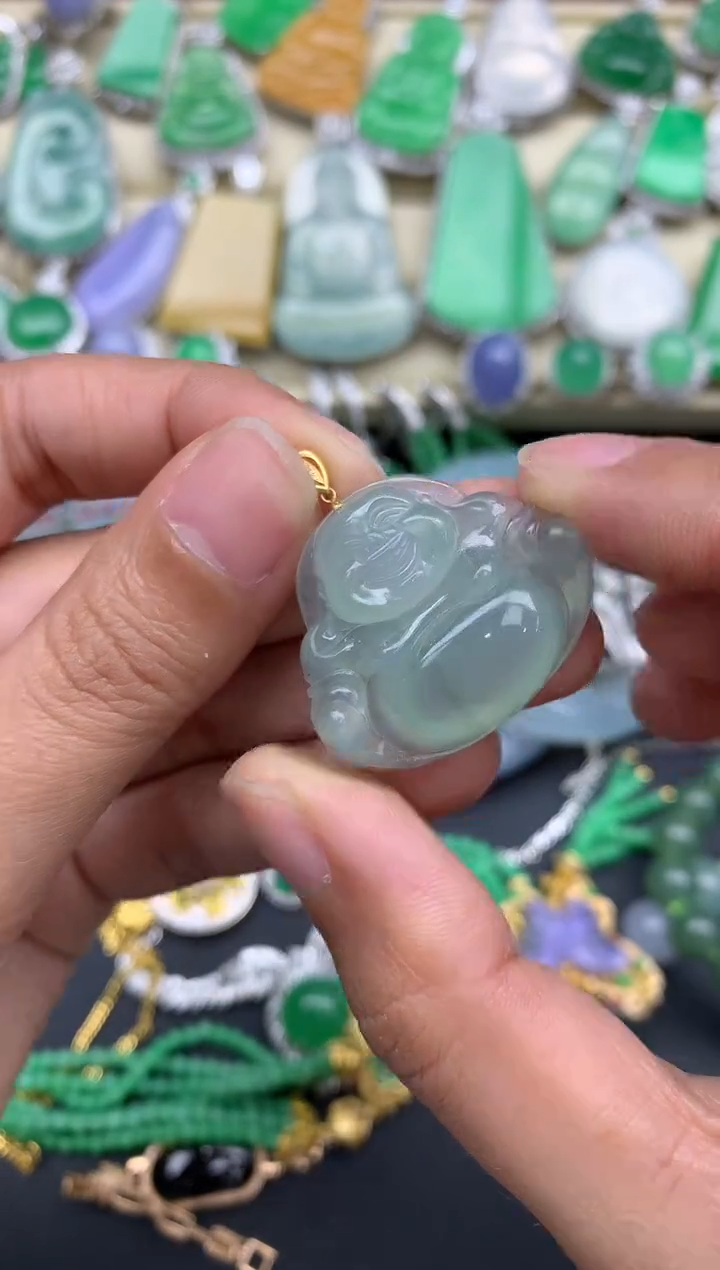 【闪购商品】翡翠颈饰18K金镶嵌312-中国好珍宝