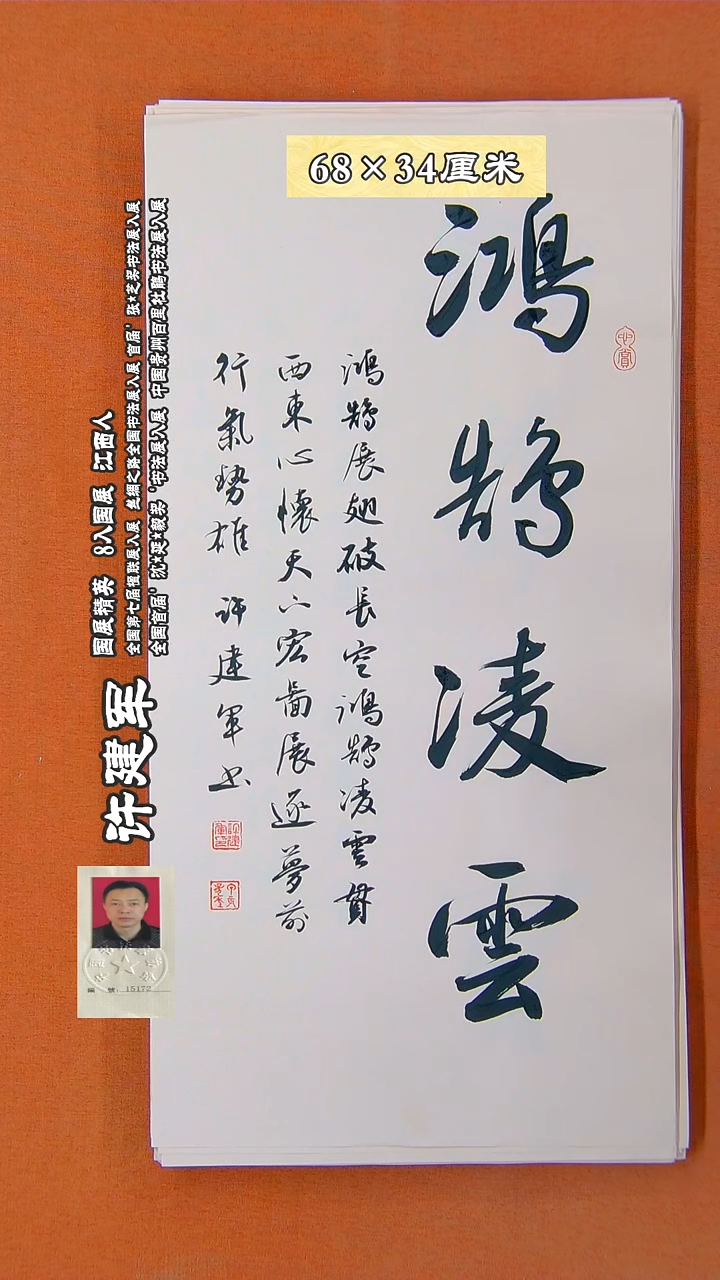 书法175X许建军 书法作品 