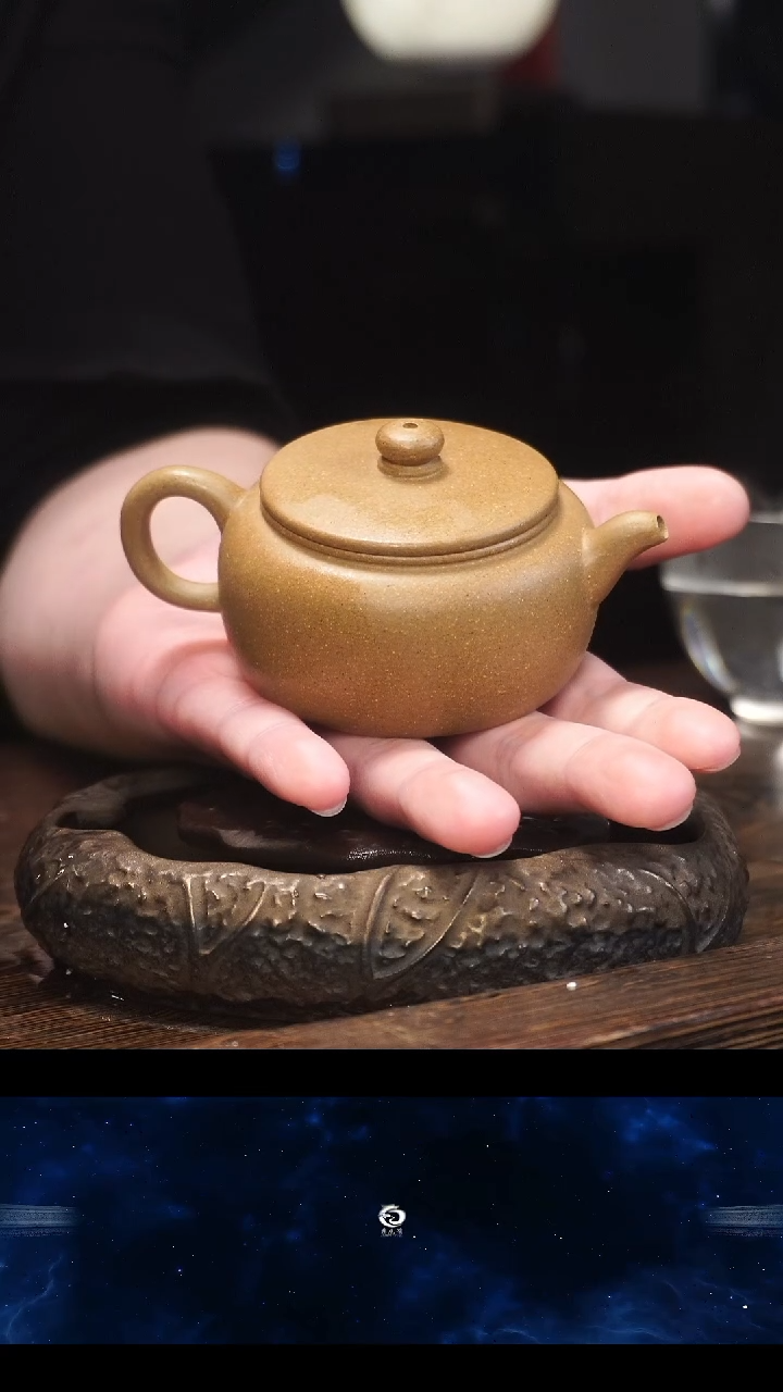 【闪购商品】紫砂茶壶老段泥 扁韵紫砂壶 XLT