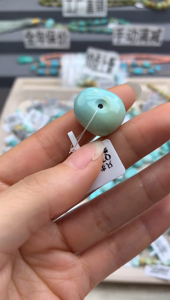 未镶嵌绿松石单珠茜.F10