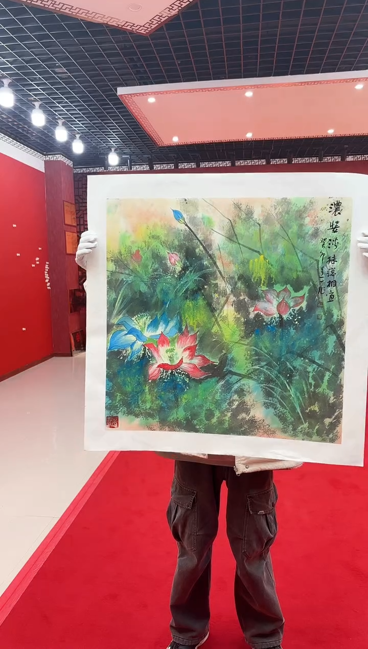 【闪购商品】国画国画道一老师亲笔绘画作品D16