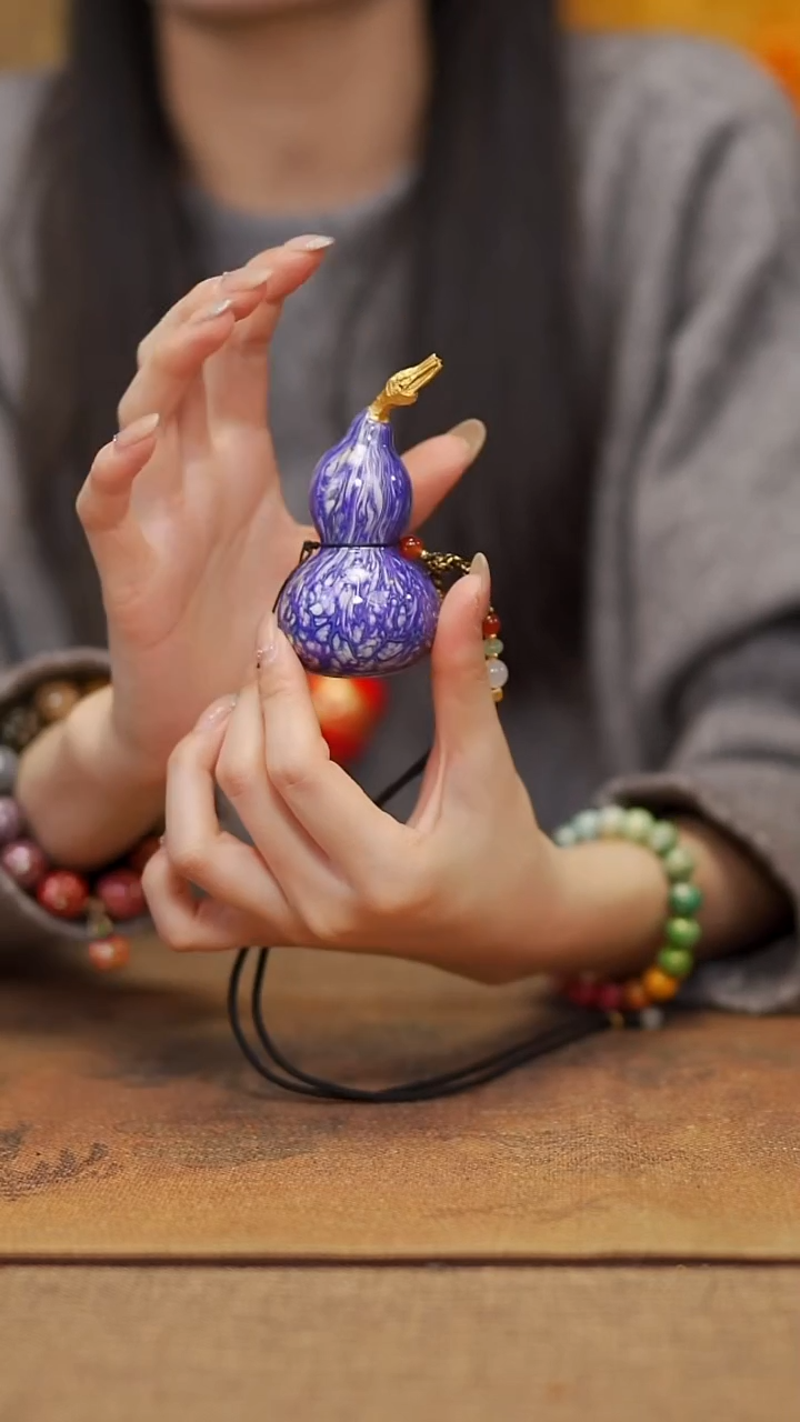 【闪购商品】452宴禾堂大漆脖挂葫芦68