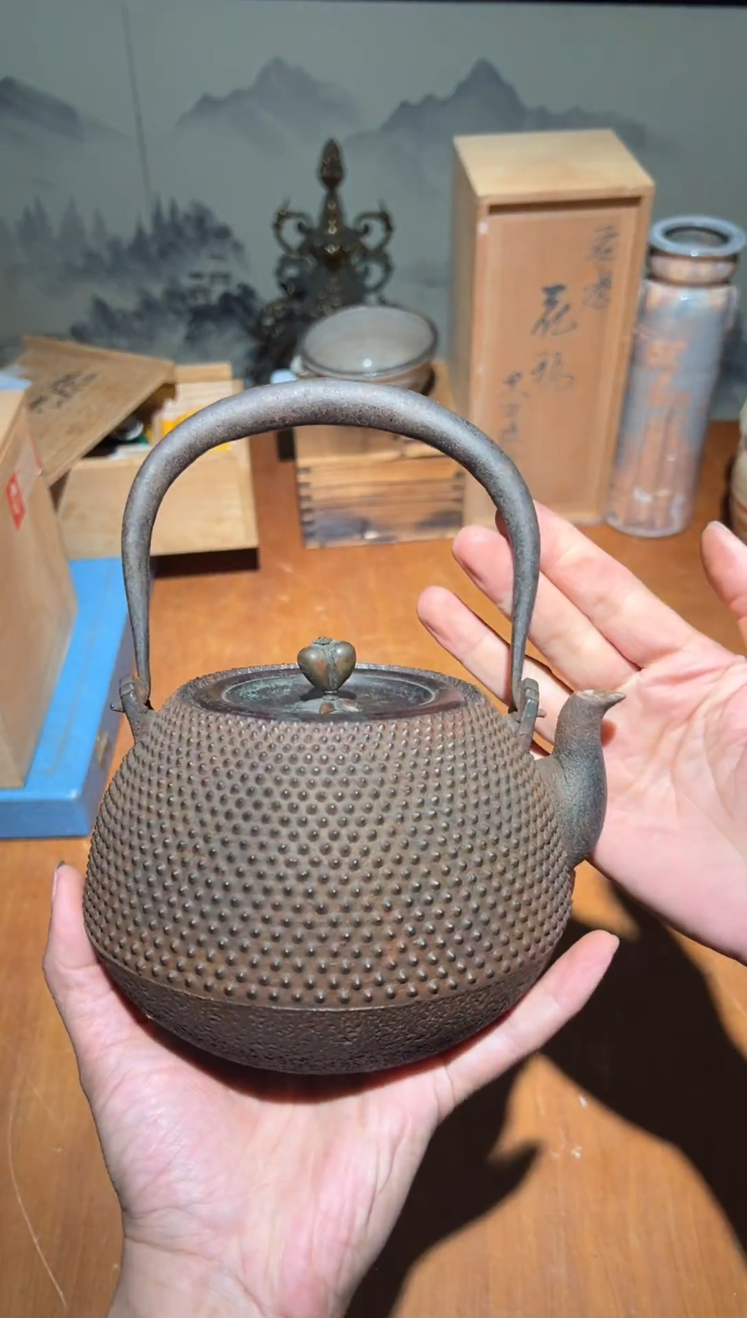 铁A1834铁壶中古周边/
