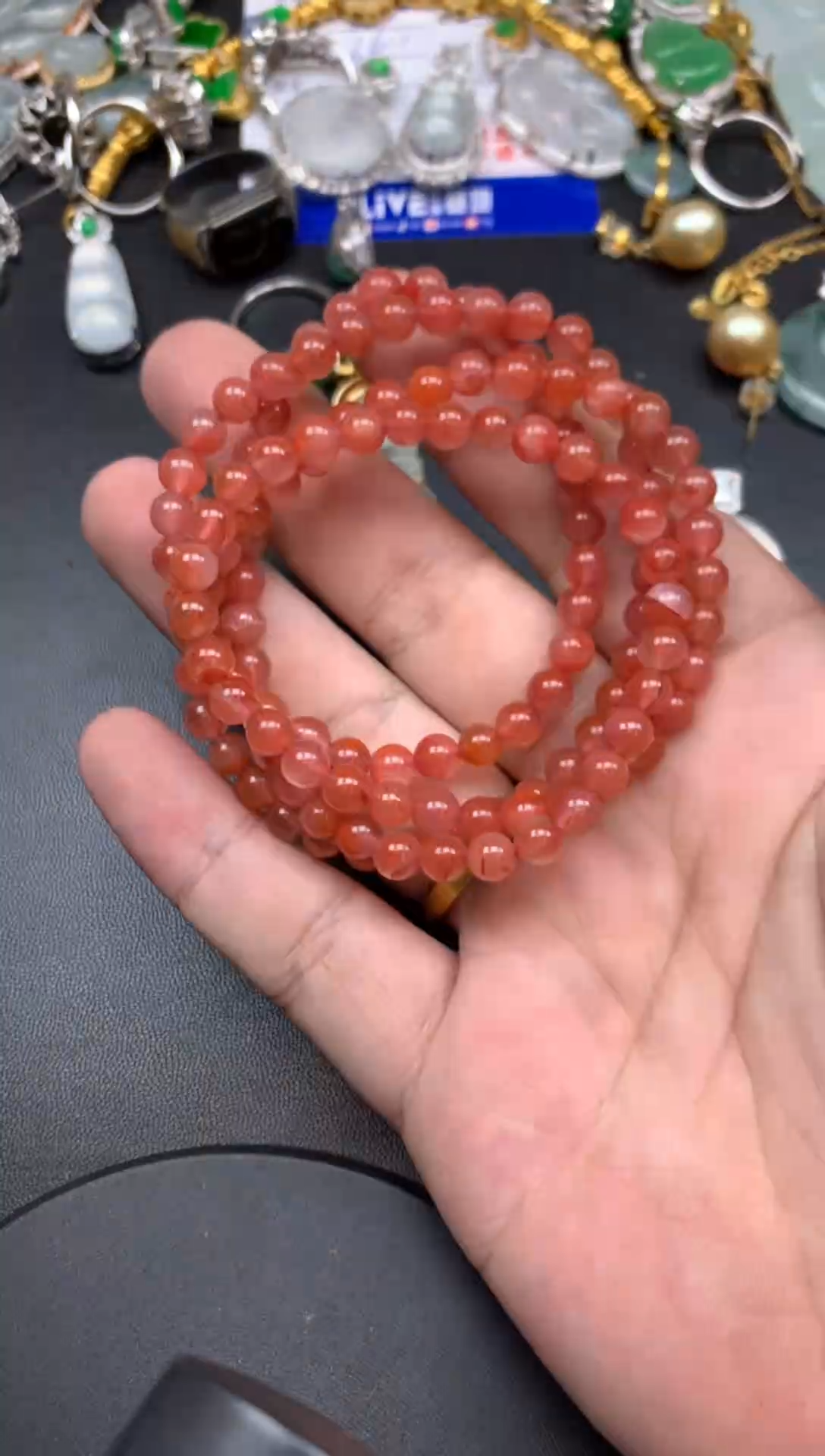颈饰未镶嵌南红玛瑙M*陈老师商品不退不换