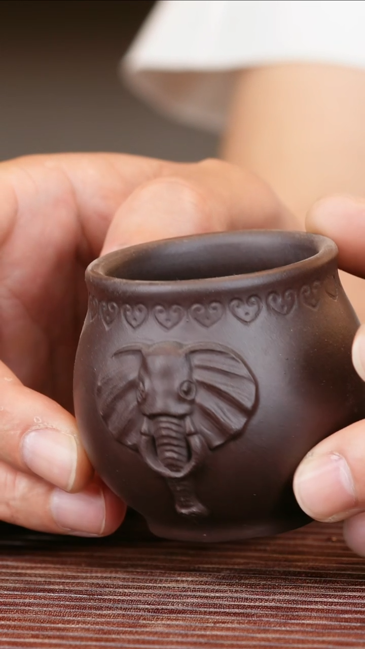 茶杯紫砂紫泥/主人杯