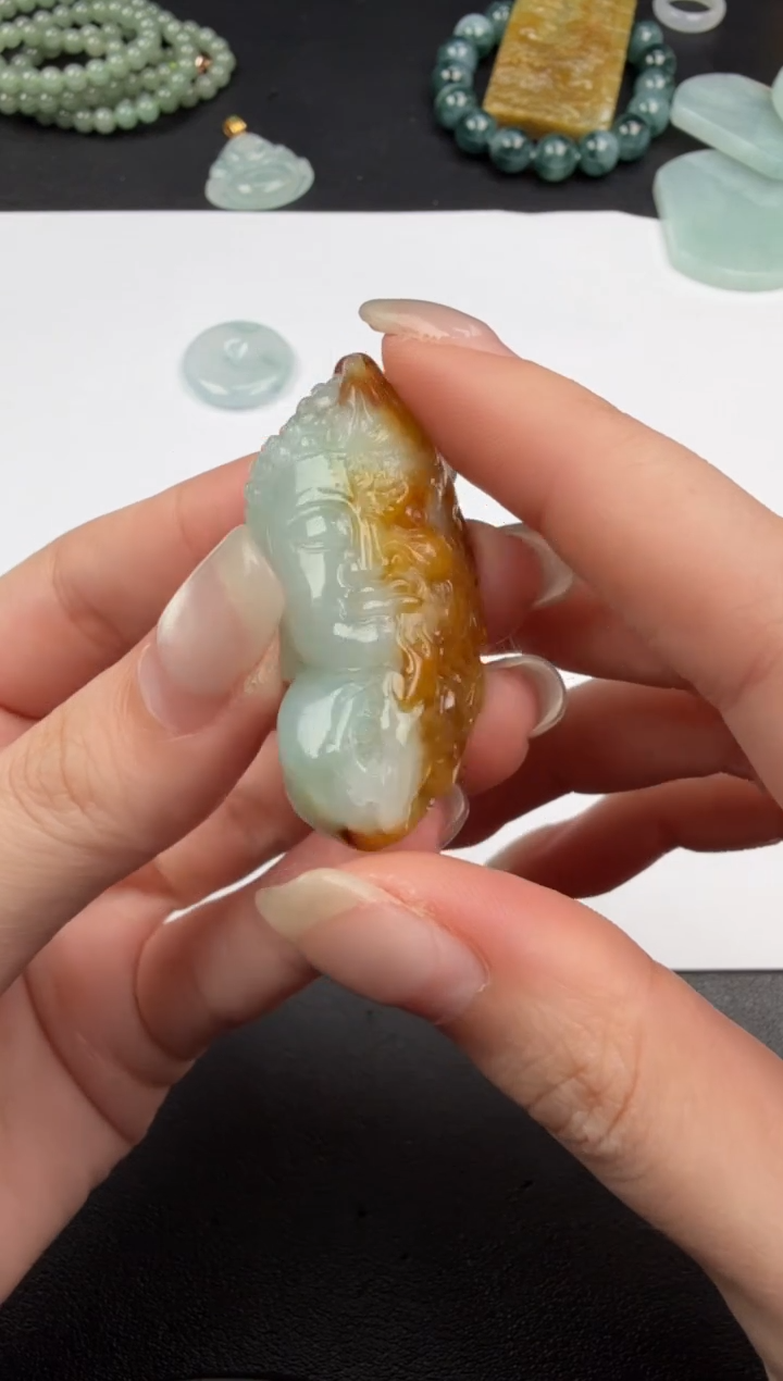 吊坠(不含链)未镶嵌翡翠翡翠饰品-182