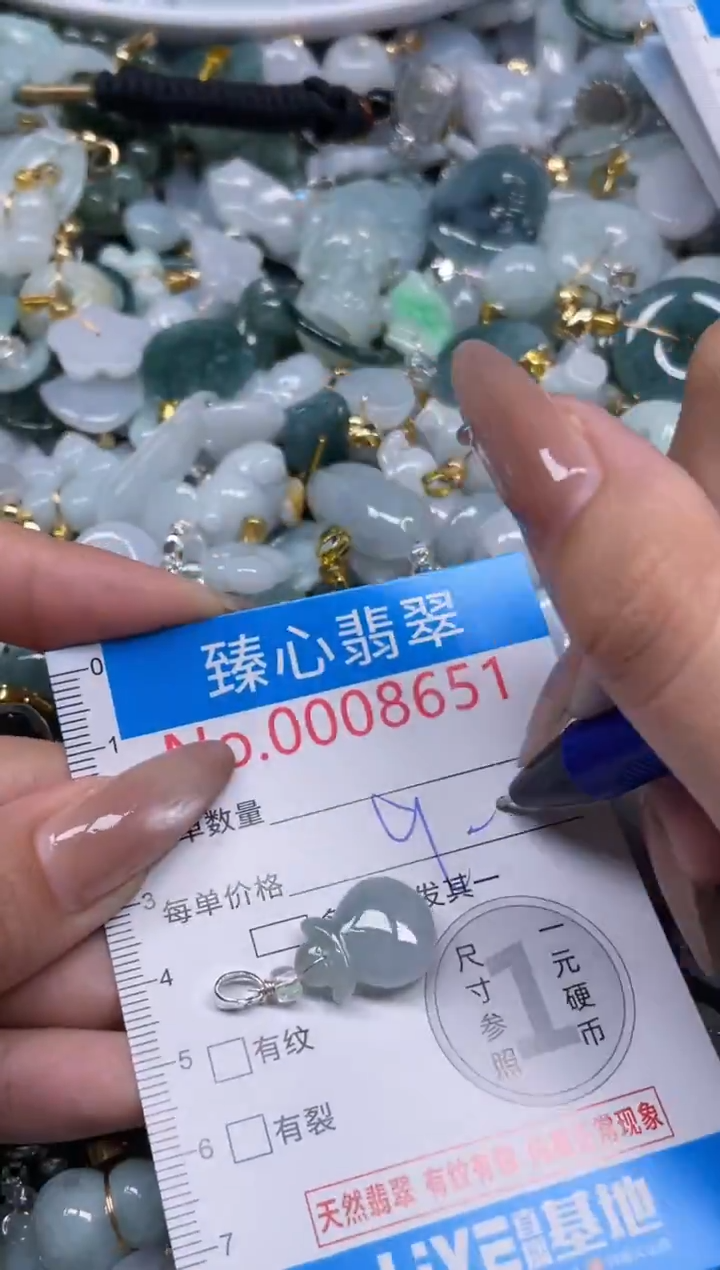 颈饰未镶嵌翡翠8651