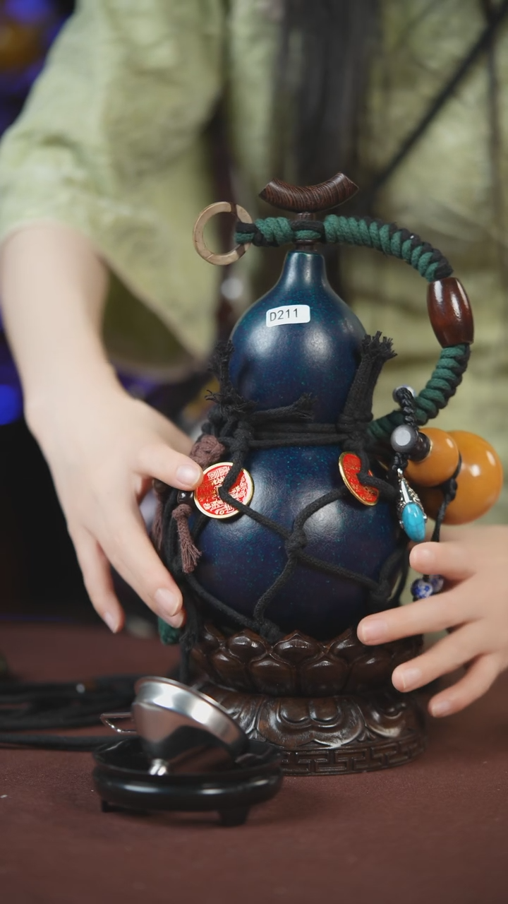 【闪购商品】211号500ml左右的非遗漆器酒葫芦