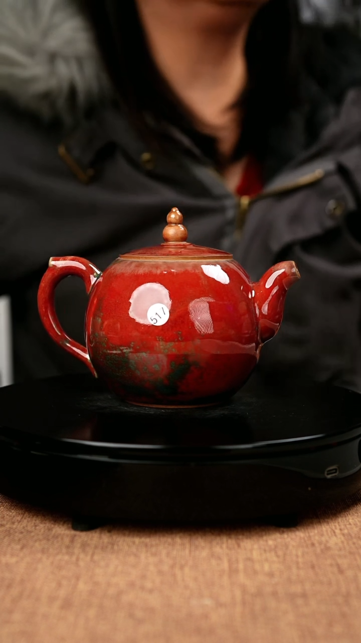 【闪购商品】517#一级品原矿钧瓷炉钧釉福禄壶