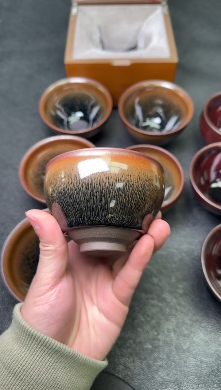 【闪购商品】茶盏24叶礼旺茗瓷茶器