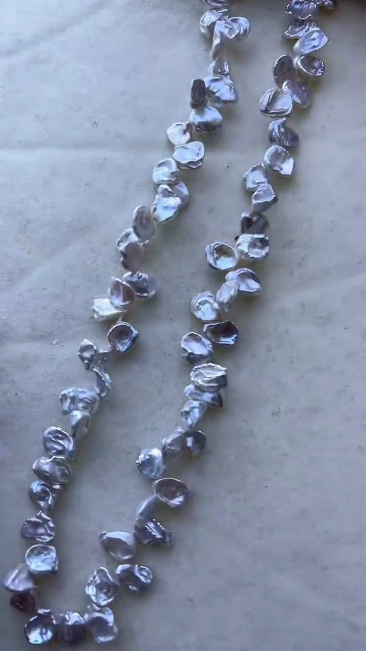 【闪购商品】淡水珍珠项链银S925镶嵌924定制