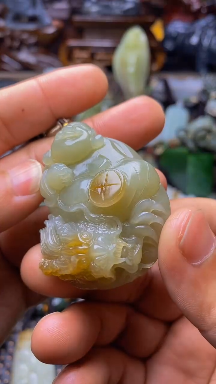 【闪购商品】和田玉挂件未镶嵌1