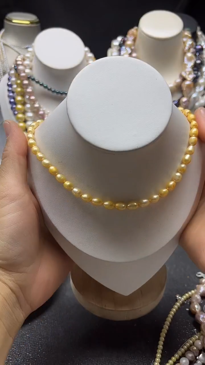 颈饰未镶嵌淡水珍珠多人