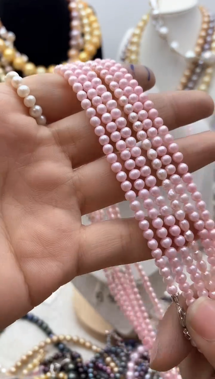 【闪购商品】淡水珍珠颈饰钛钢209