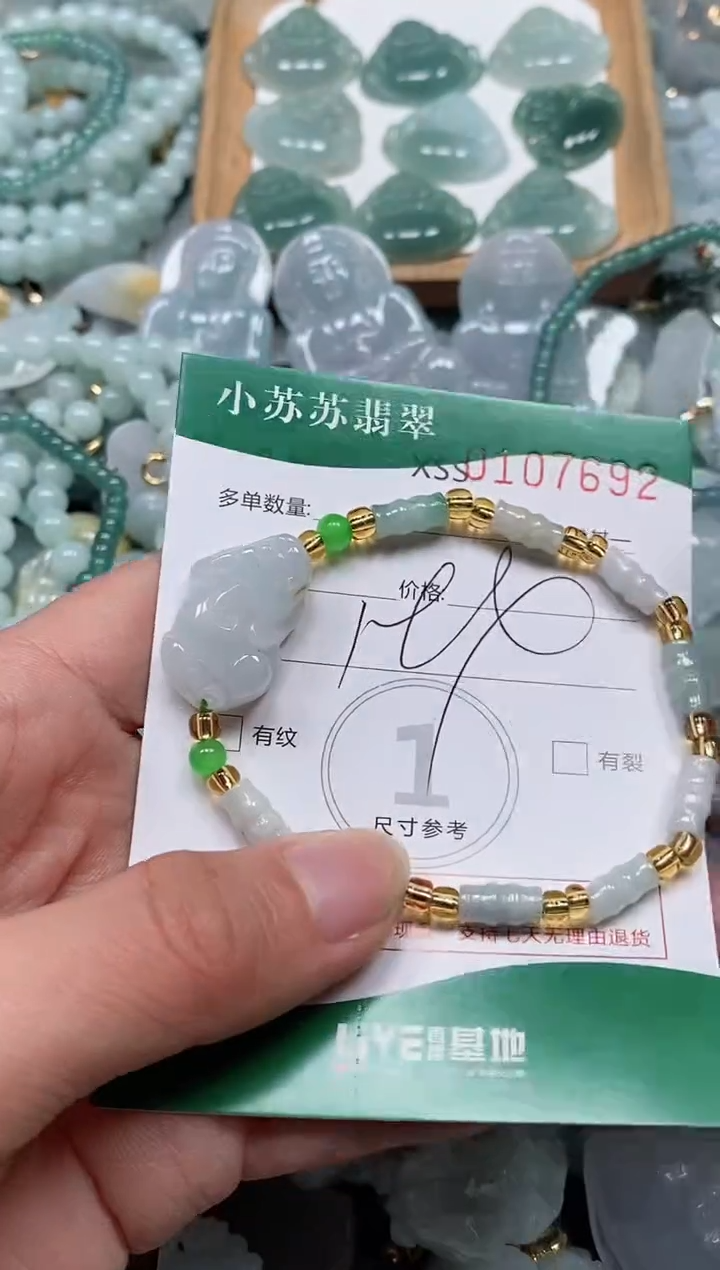 【闪购商品】翡翠颈饰未镶嵌闪购商品0107692