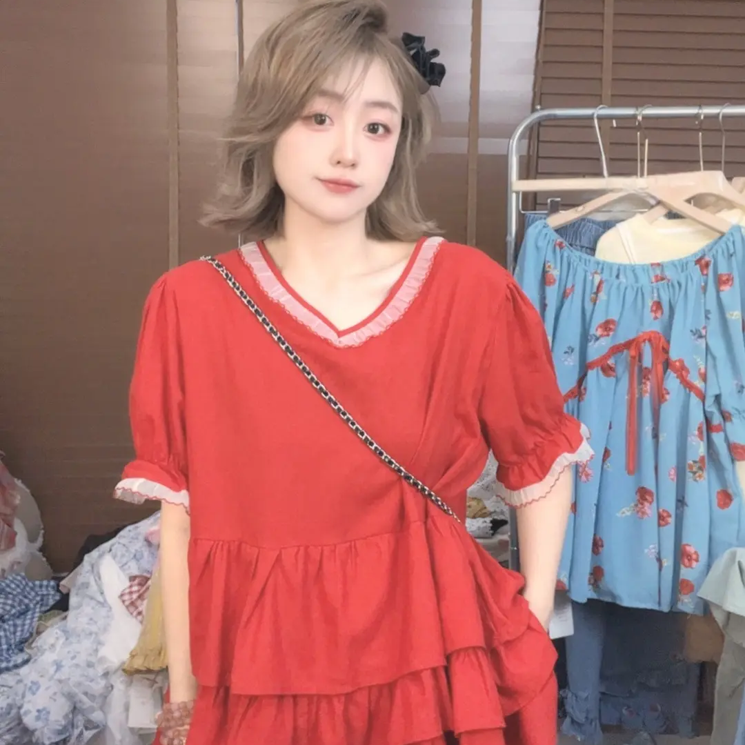 000-100号大唤家女装新款显瘦百搭韩系洋气休闲设计感