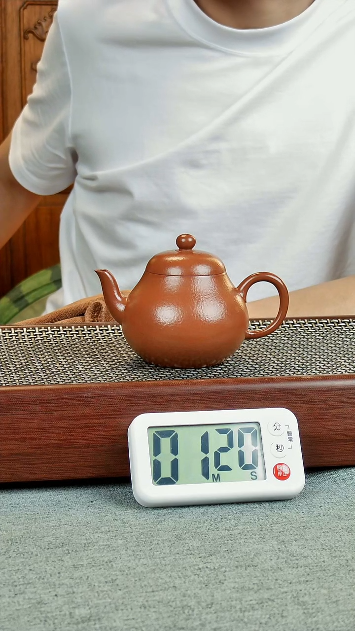 茶壶紫砂琴*梨形朱泥