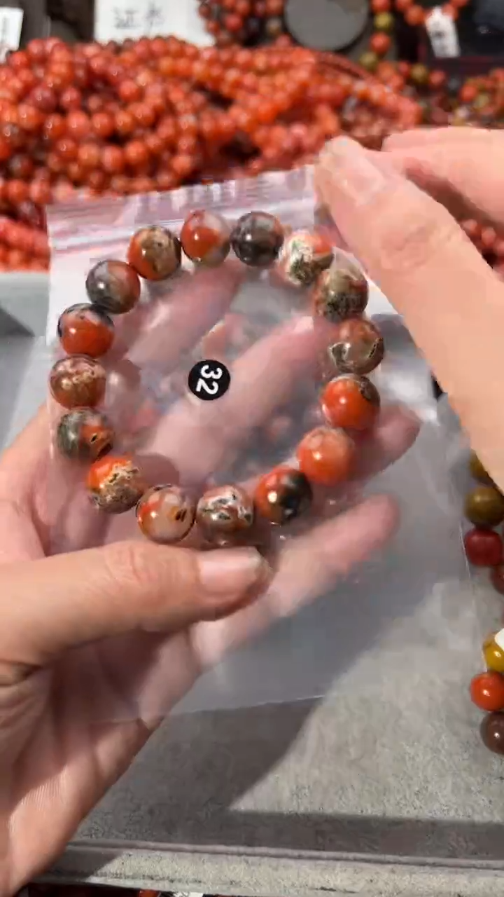 南红玛瑙手串未镶嵌13