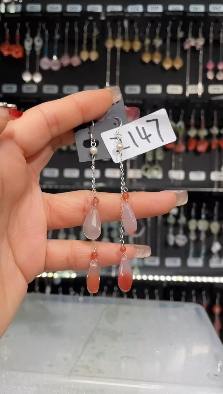 【闪购商品】紫晶耳饰银S925镶嵌喜欢拍