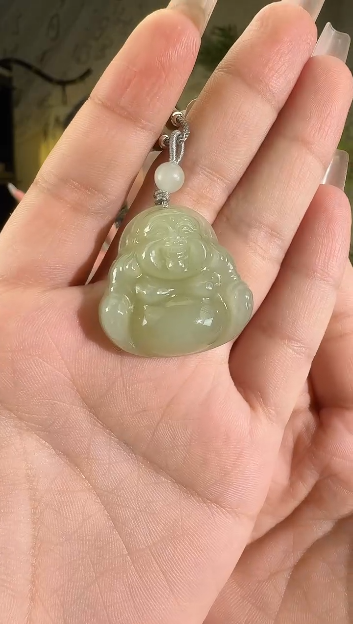 【闪购商品】和田玉未镶嵌颈饰30mm佛公
