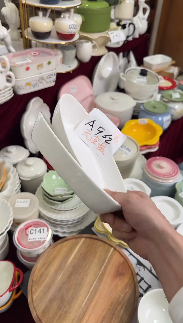 摆件陶A962-2个   库存微瑕陶瓷餐具