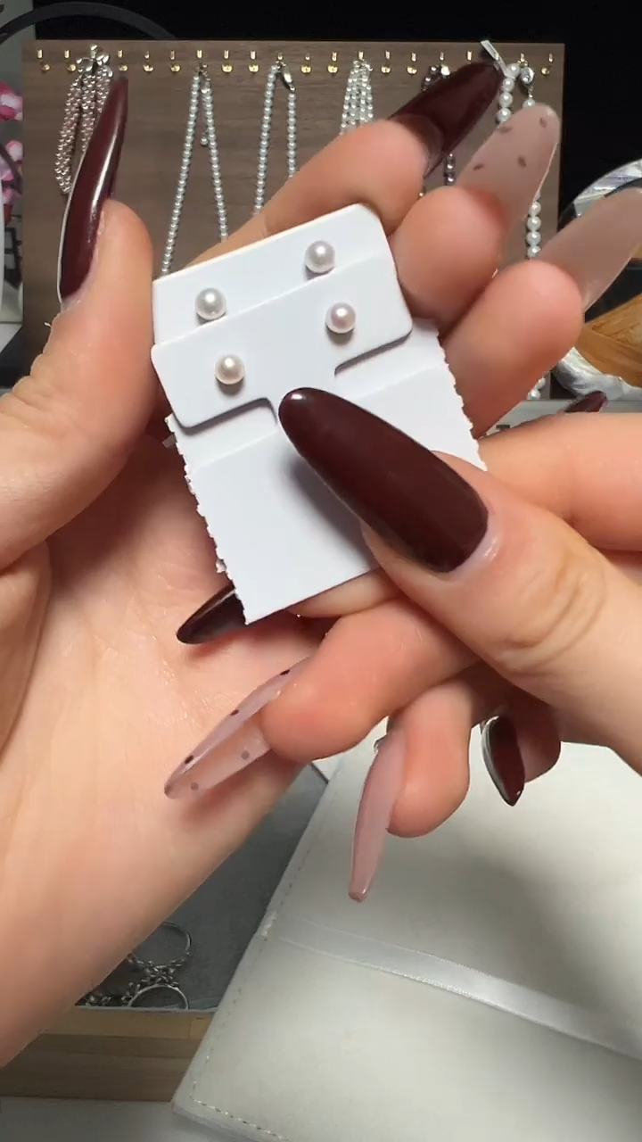 银S925镶嵌耳饰淡水珍珠永丽珍珠严选