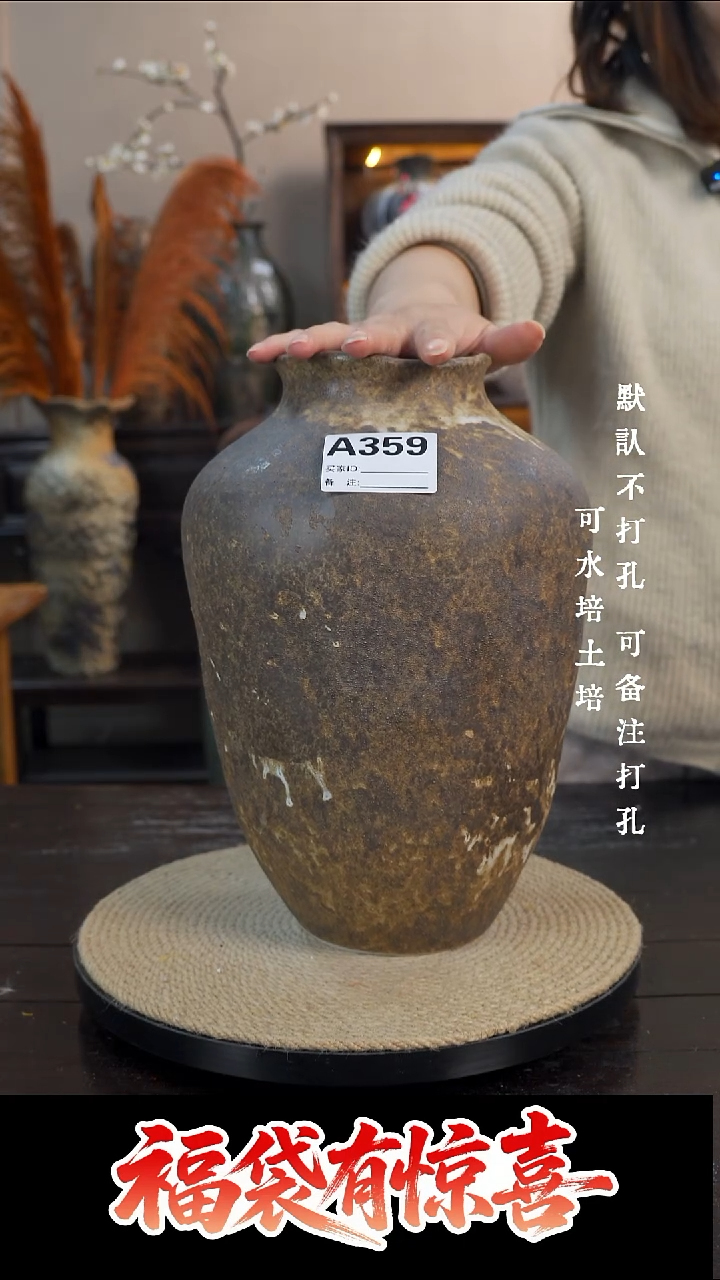 摆件陶359景德镇陶瓷花瓶