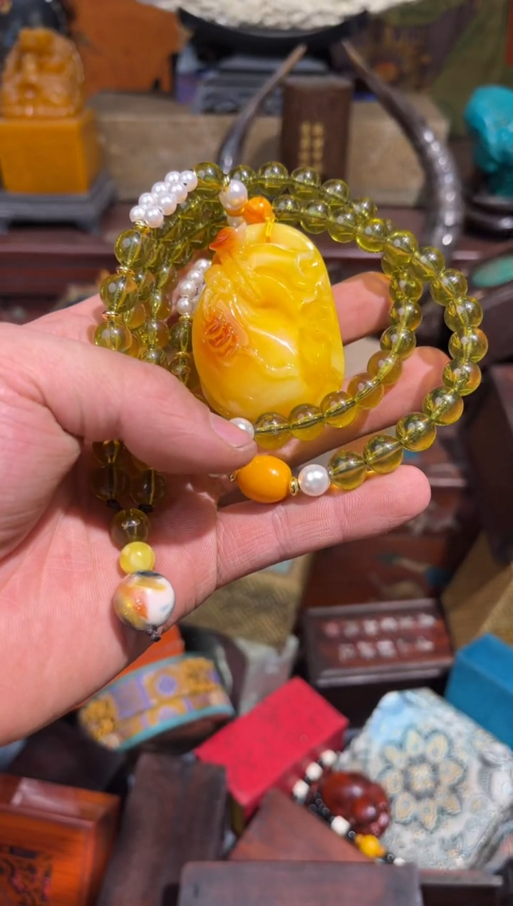 【闪购商品】蜜蜡颈饰未镶嵌133羊羊羊羊羊羊羊羊